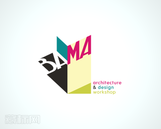 BAMA建筑公司商标设计