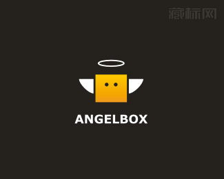 Angelbox天使盒子logo设计