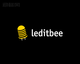 leditbee二极管logo设计