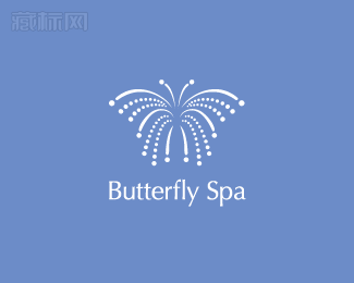 Butterfly Spa蝴蝶温泉logo设计