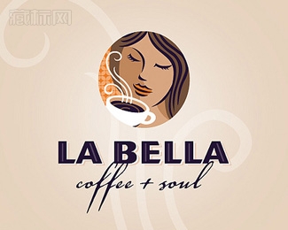 La Bella咖啡商标设计