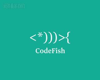 CodeFish代码鱼标志设计