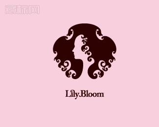 Lily Bloom造型工作室logo欣赏