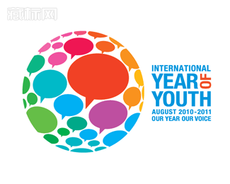 国际青年年的Logo设计