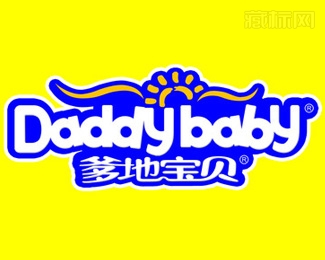 daday baby爹地宝贝纸尿裤标志设计