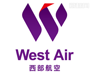 西部航空公司（West Air）标志设计