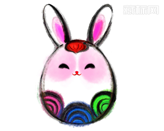 第三届中国非物质文化遗产博览会吉祥物“兔娃”