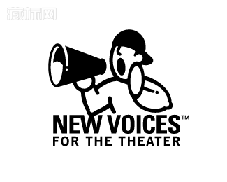 New Voices剧院logo设计