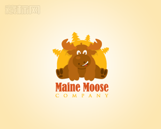Maine Moose麋鹿公园logo设计