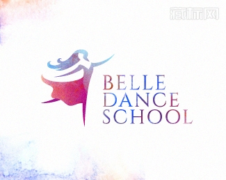 Belle舞蹈标志设计