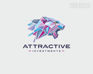 Attractive吸引力猎豹logo设计