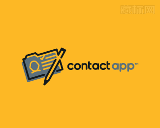 contact app标志设计