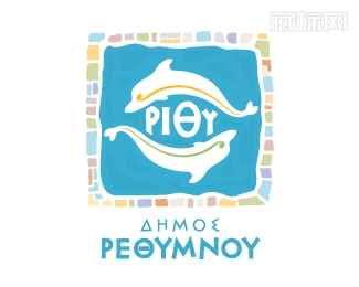 Rethymno海豚logo设计