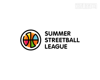Summer Streetball League篮球赛商标设计