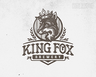 King Fox Brewery狐狸王啤酒标志设计