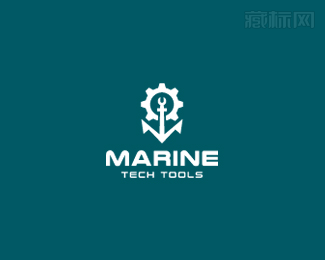 Marine Tech Tools海洋科技logo设计