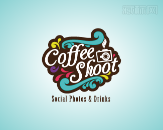 Coffee Shoot咖啡馆logo设计