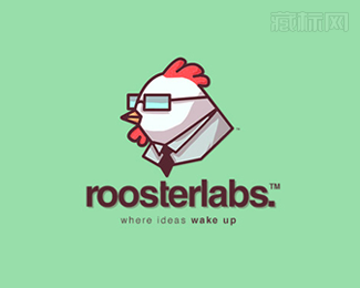 Roosterlabs小鸡标志设计