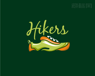 Hikers徒步旅行者标志设计