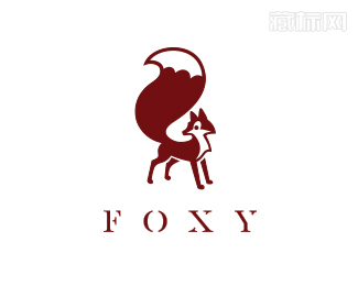 FOXY狡猾的狐狸logo设计欣赏