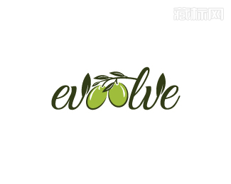 evoolve橄榄油logo设计