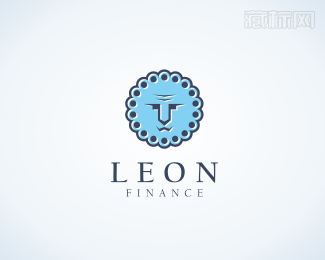 Leon finance金融公司标志设计