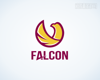 Yellow Falcon黄色猎鹰标志设计