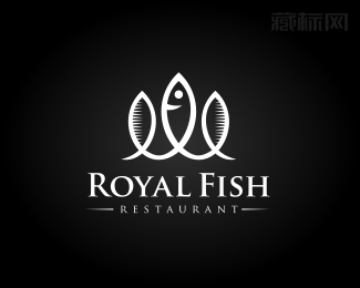 Royal Fish皇家鱼logo设计