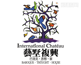 艺墅复兴logo设计