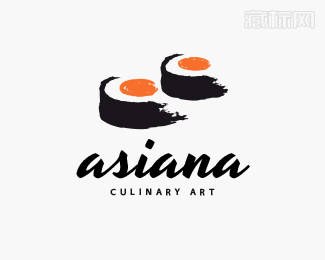 Asiana亚韩航空logo设计
