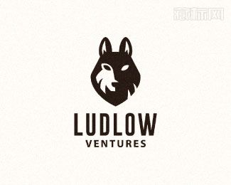 LUDLOW狼标志设计
