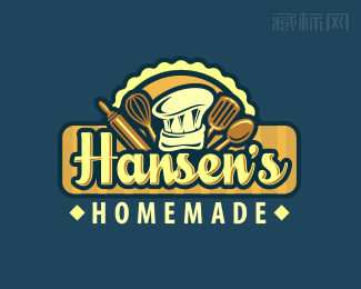 Hansen's Homemade汉森自制食品logo设计