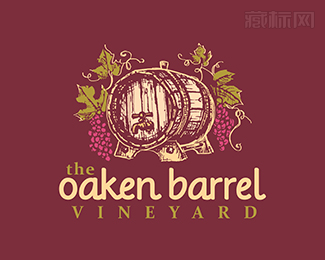 Oaken Barrel Vineyard葡萄园logo设计