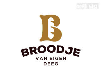 B for Bakery面包坊logo设计