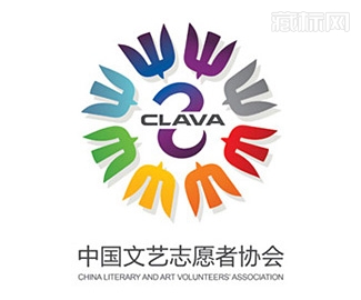 中国文艺志愿者协会logo设计