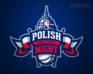 Polish Heritage Night篮球赛标志设计