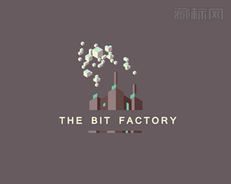 The Bit Factory工厂标志设计