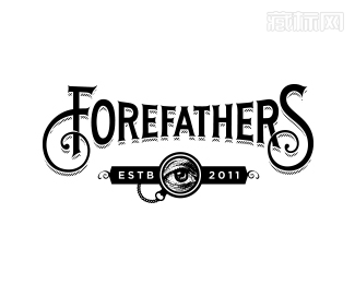 Forefathers祖先字体设计