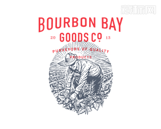 Bourbon Bay Goods Co公司标志设计