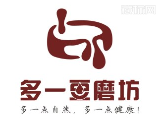 多一豆磨坊logo设计
