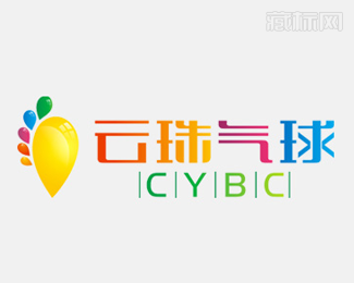 云珠气球logo设计
