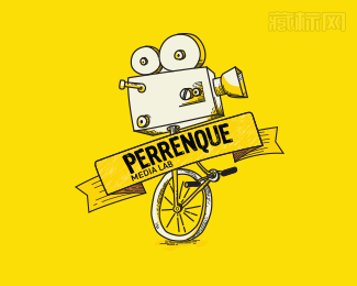 Perrenque Media Lab标志设计