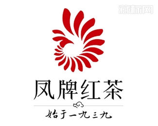 凤牌红茶logo设计