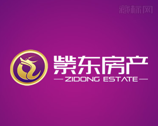 紫东房产logo设计