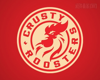 Crusty Roosters曲棍球队标志