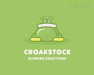 CroackStock青蛙logo设计