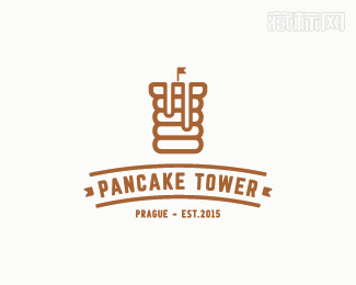 Pancake Tower煎饼logo设计