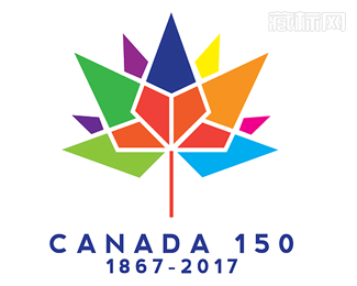 加拿大建國150年logo圖片