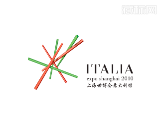2012世博会Italy意大利馆logo设计