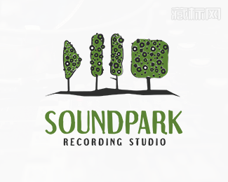 soundpark音乐公园logo设计欣赏